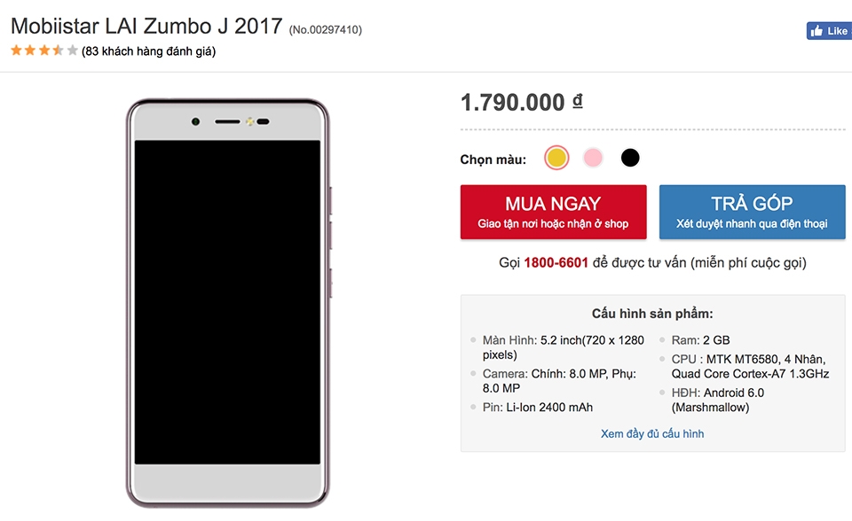 top smartphone 2GB RAM dưới 2 triệu 03 top smartphone 2GB RAM dưới 2 triệu 03