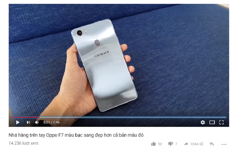 Trên tay OPPO F7 phiên bản “xám ánh trăng” (Ảnh 1)
