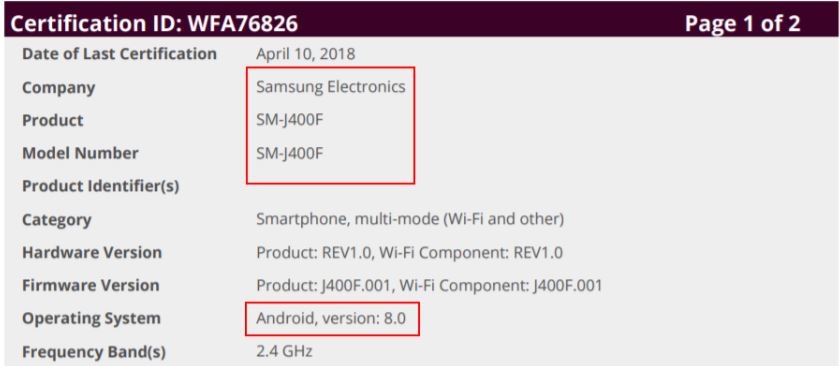 Lộ bằng chứng cho thấy Galaxy J4, Galaxy J6 chạy Android Oreo sắp sửa trình làng