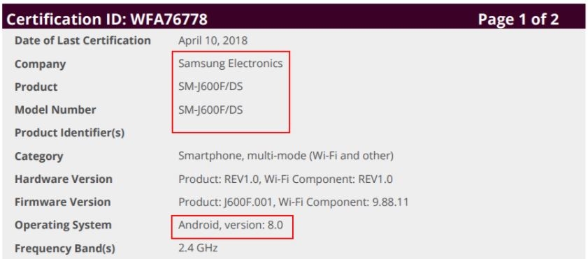 Lộ bằng chứng cho thấy Galaxy J4, Galaxy J6 chạy Android Oreo sắp sửa trình làng