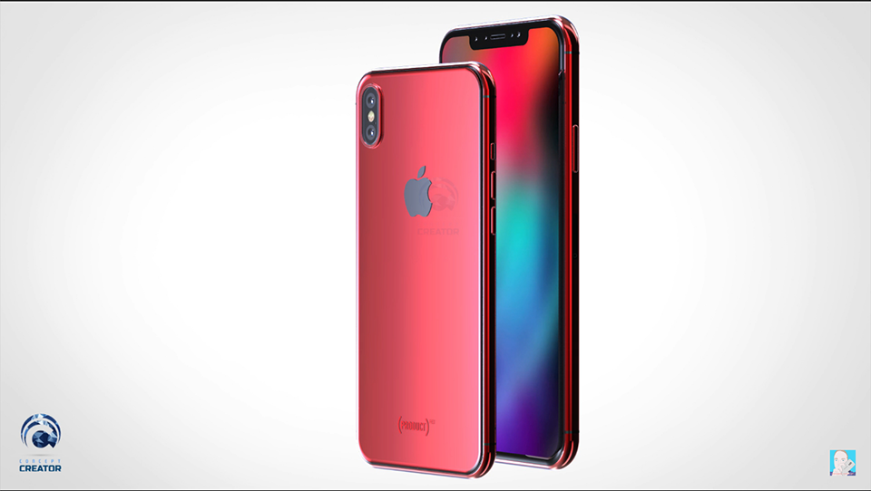 Concept iPhone X và X Plus màu đỏ tuyệt đẹp (ảnh 5)