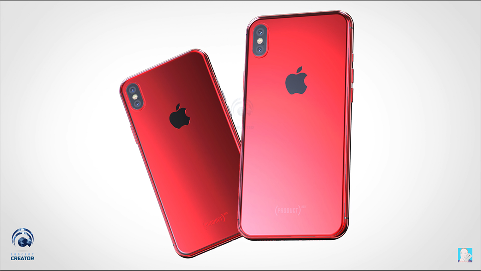Concept iPhone X và X Plus màu đỏ tuyệt đẹp (ảnh 6)