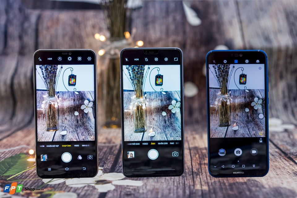 So sánh OPPO F7, Vivo V9, Huawei Nova 3e: