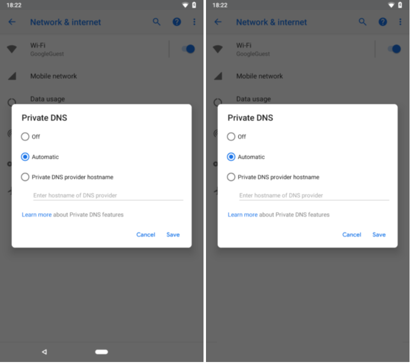 Có không cử chỉ như iPhone X trên Android P?