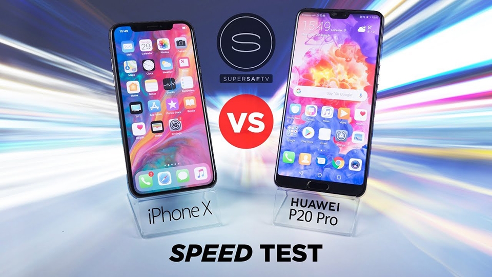 Độ tốc độ Huawei P20 Pro và iPhone X