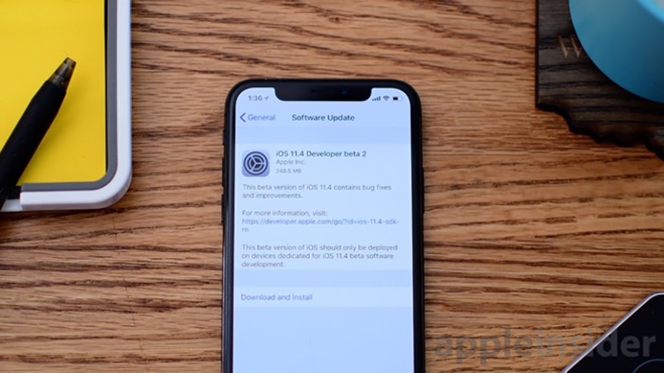 Apple phát hành iOS 11.4 beta 2 Apple phát hành iOS 11.4 beta 2