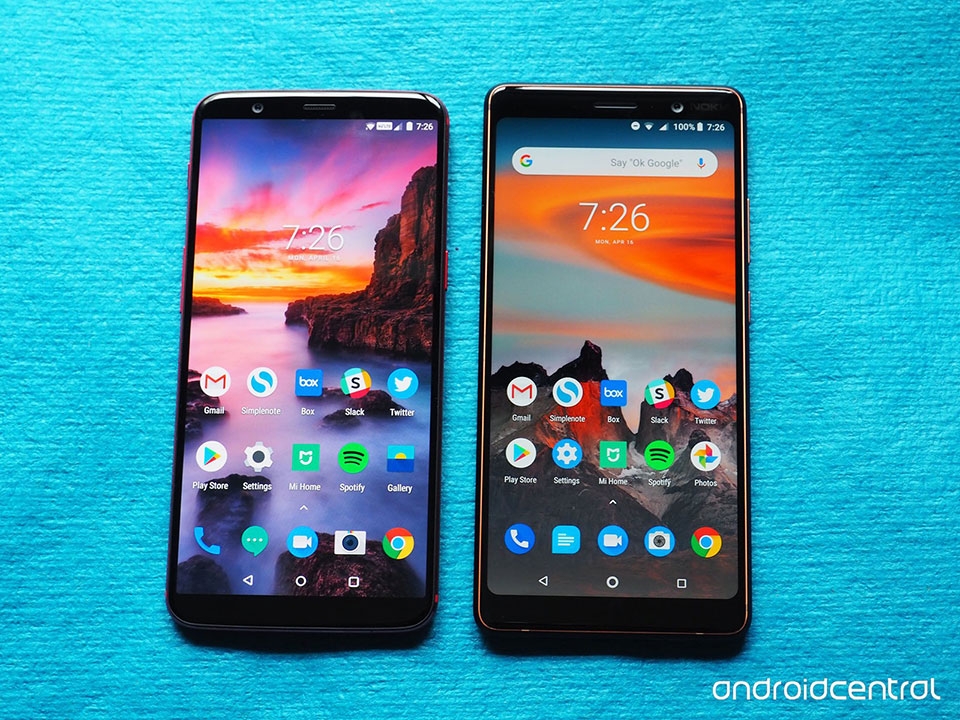 So sánh Nokia 7 Plus vs OnePlus 5T So sánh Nokia 7 Plus vs OnePlus 5T