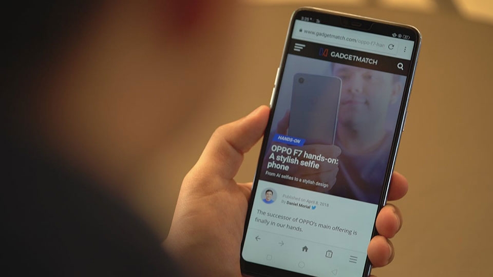 Trải nghiệm OPPO F7