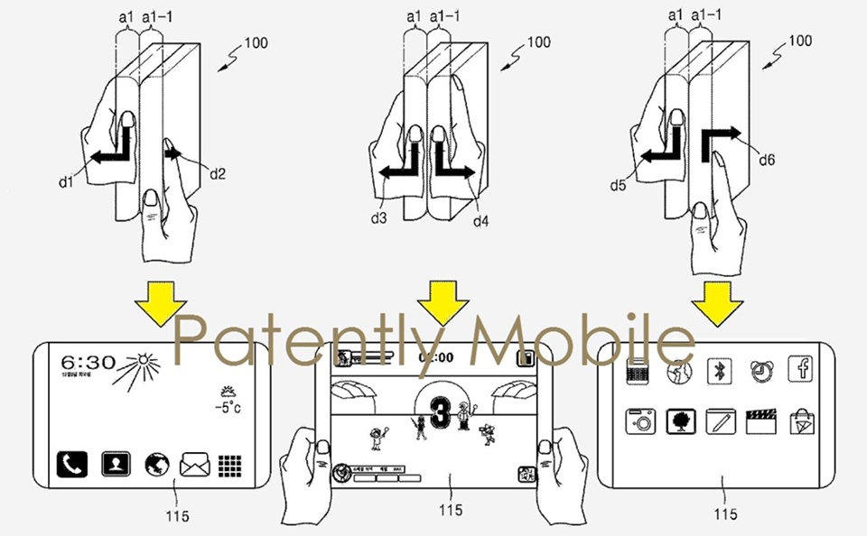 Bằng sáng chế tablet màn hình gập của Samsung Bằng sáng chế tablet màn hình gập của Samsung