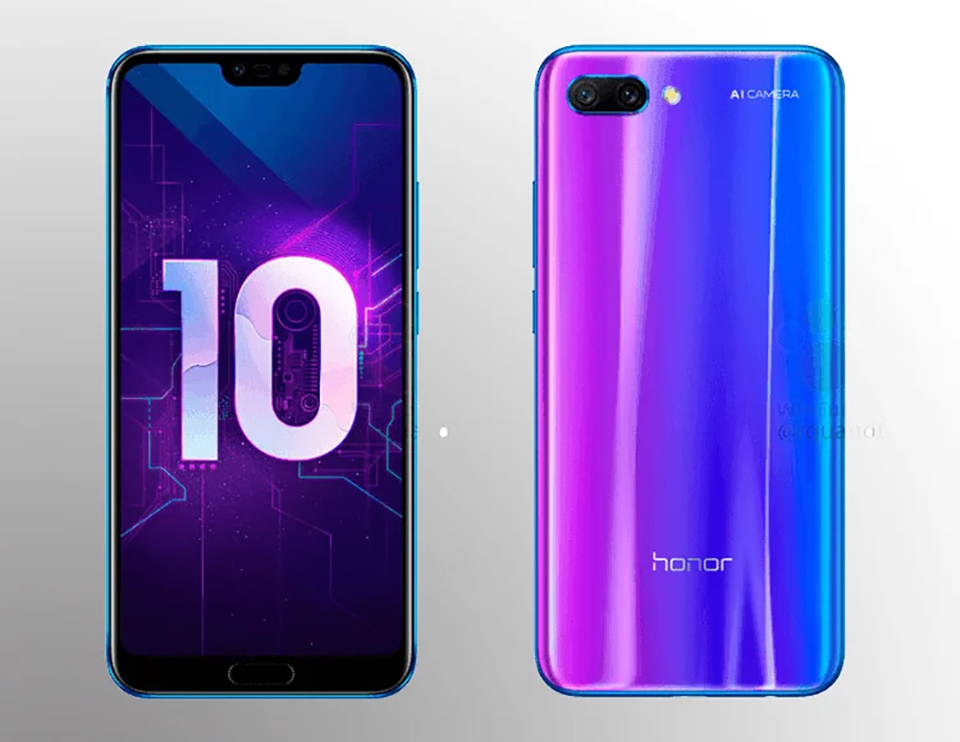 Hé lộ giá bán Honor 10 Hé lộ giá bán Honor 10