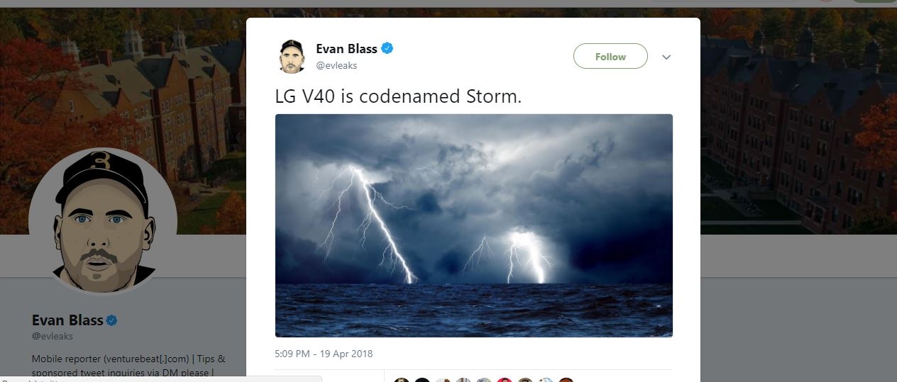LG V40 vừa hé lộ thông tin rất quan trọng