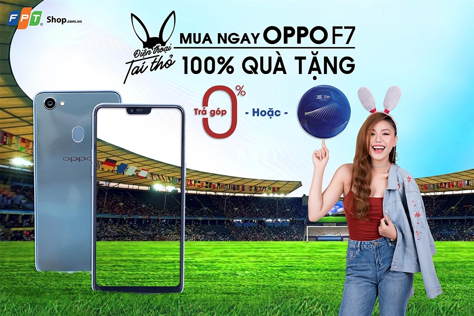 Đã có gần 5000 đơn đặt hàng OPPO F7 tại FPT Shop