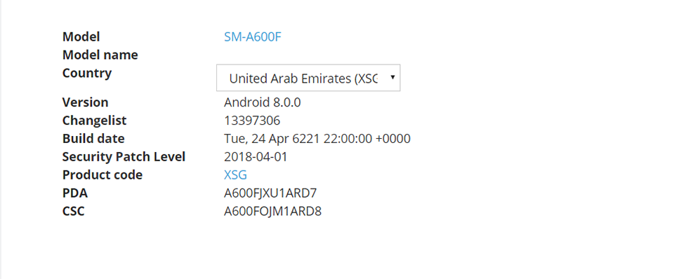 Phần mềm Galaxy A6 Phần mềm Galaxy A6
