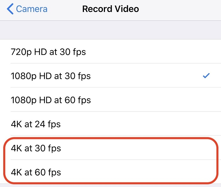 Cách chỉnh chất lượng video 4K trên iPhone X Cách chỉnh chất lượng video 4K trên iPhone X