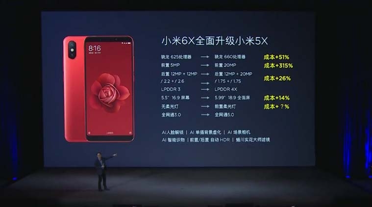 Xiaomi Mi 6X ra mắt 04