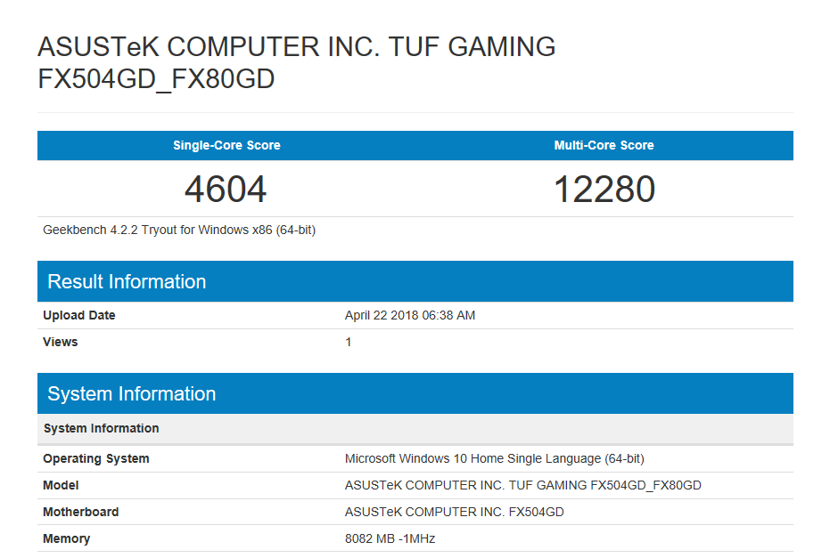 Asus FX504