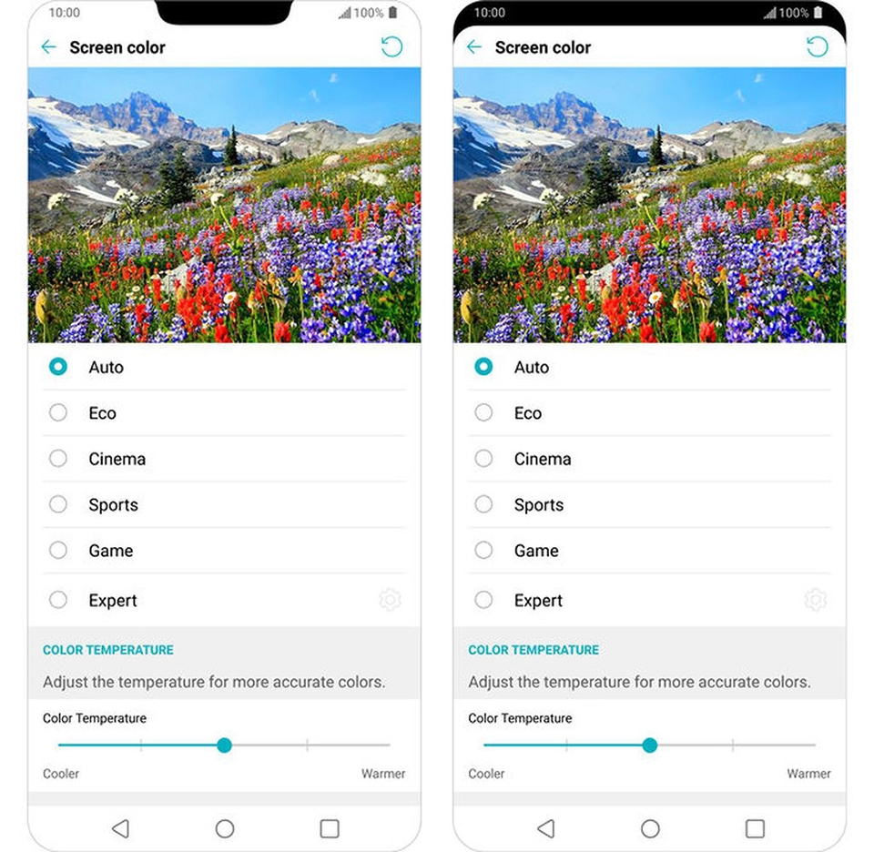 Thông tin màn hình LG G7 ThinQ (ảnh 2) Thông tin màn hình LG G7 ThinQ (ảnh 2)