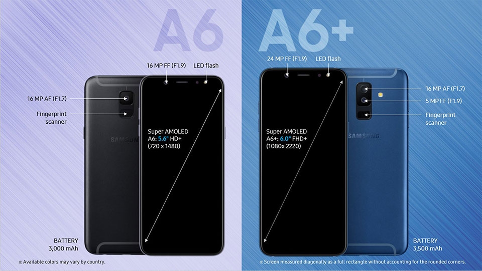 Galaxy A6 và Galaxy A6+ mới ra mắt có gì hấp dẫn? Galaxy A6 và Galaxy A6+ mới ra mắt có gì hấp dẫn?
