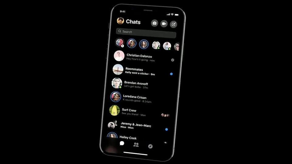 Messenger phiên bản mới sẽ tối giản và bổ sung Dark Mode (Ảnh 1)