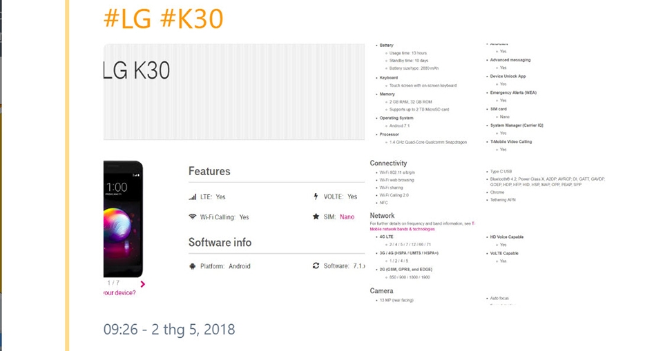 LG k30 (ảnh 2)