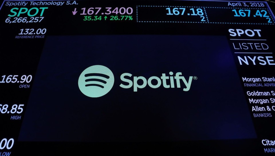 Dịch vụ stream nhạc Spotify tiếp tục dẫn đầu thị trường Báo cáo tài chính đầu tiên của Spotify sau khi IPO đã ghi nhận mức tăng trưởng ấn tượng.