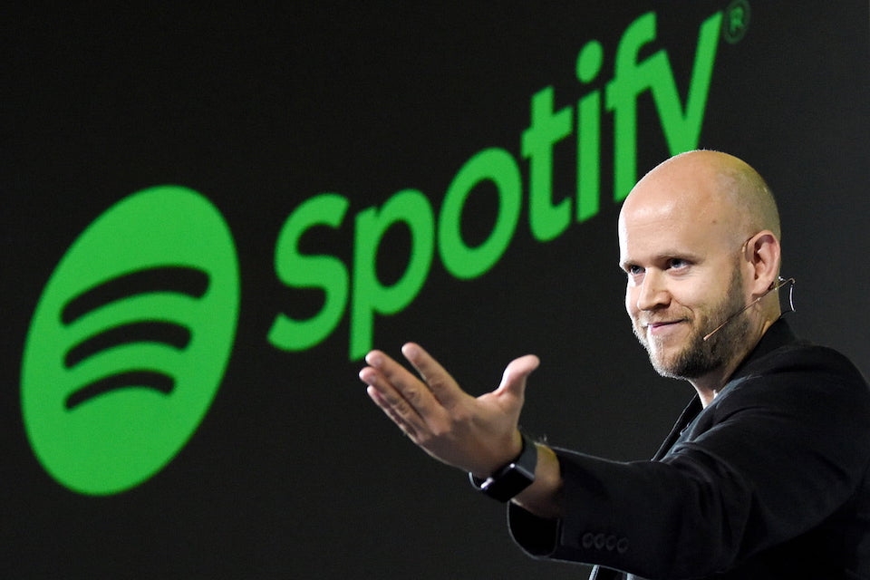 Dịch vụ stream nhạc Spotify tiếp tục dẫn đầu thị trường CEO Spotify - Daniel Ek.