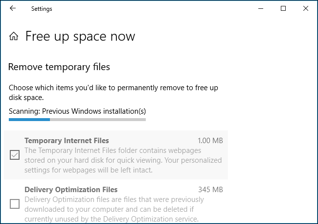 Hướng dẫn dọn dẹp Windows 10 sau khi cài April Update