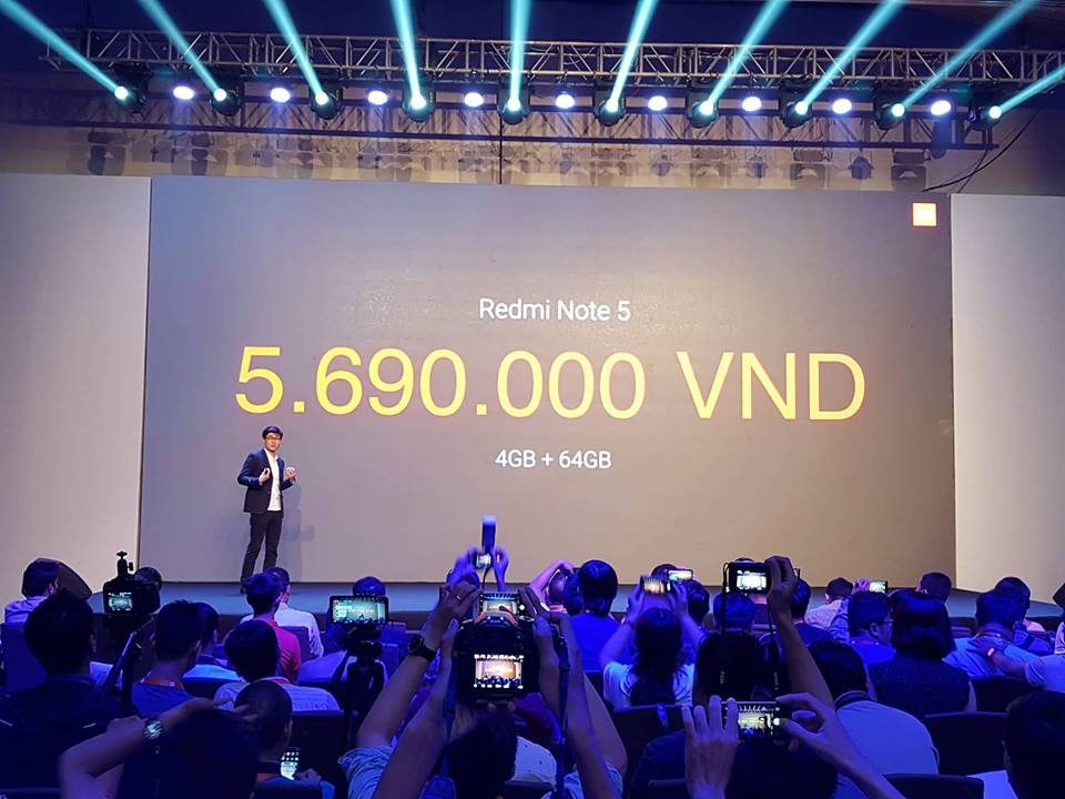 Giá bán Xiaomi Redmi Note 5 (ảnh 3) Giá bán Xiaomi Redmi Note 5 (ảnh 3)