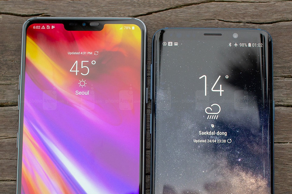 So sánh LG G7 ThinQ và Samsung Galaxy S9