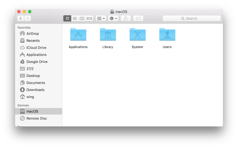 Finder không hỗ trợ sẵn tính năng hiện file ẩn.