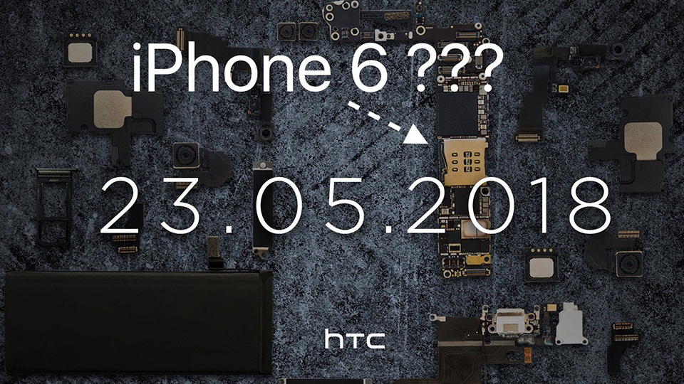 HTC sử dụng bảng mạch iPhone 6 để làm thư mời? (Ảnh 1)