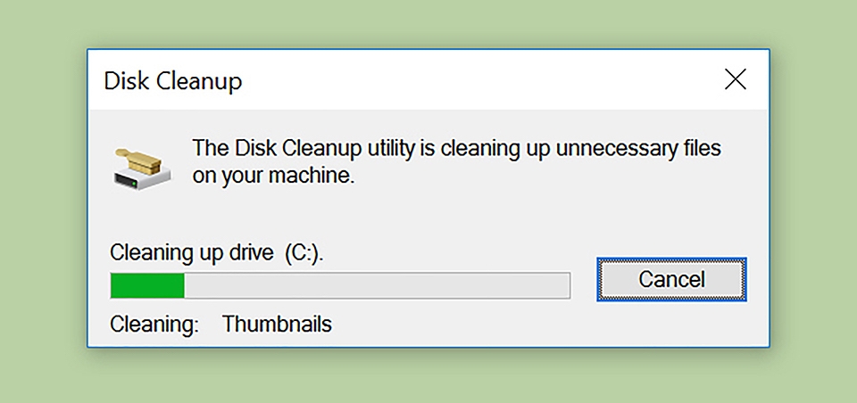 Công cụ Disk Cleanup truyền thống.