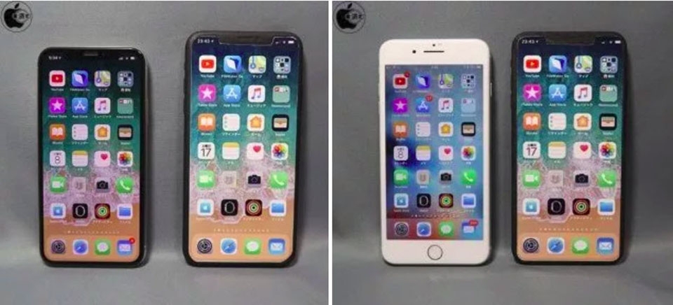 So sánh kích thước iPhone X Plus và iPhone 8 Plus So sánh kích thước iPhone X Plus và iPhone 8 Plus