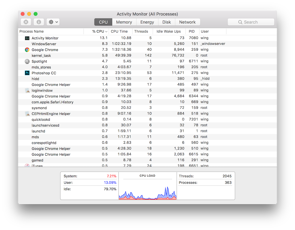 Tắt các chương trình chạy ngầm.