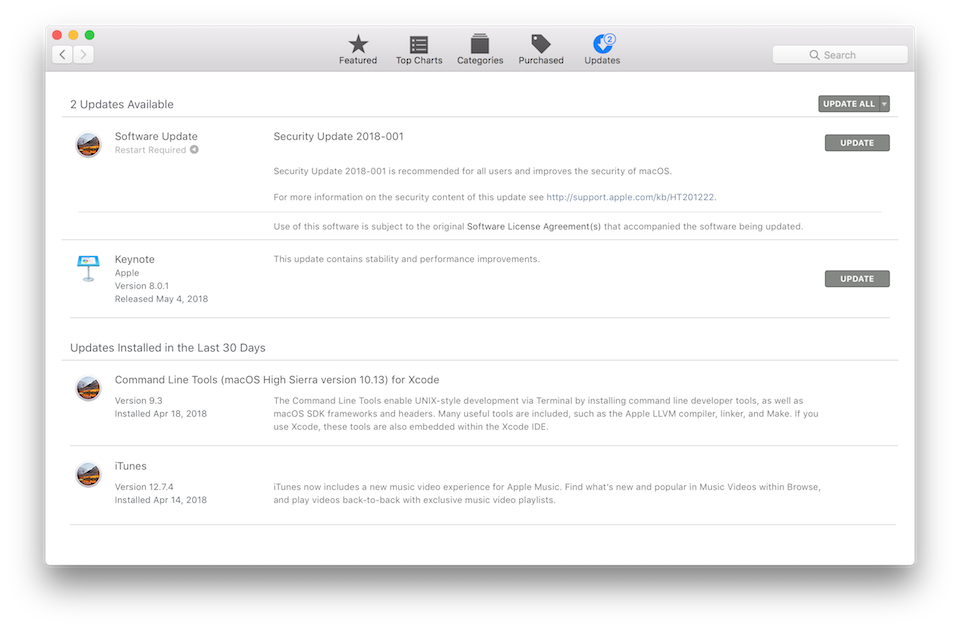 Nên cập nhật hệ điều hành thường xuyên.
