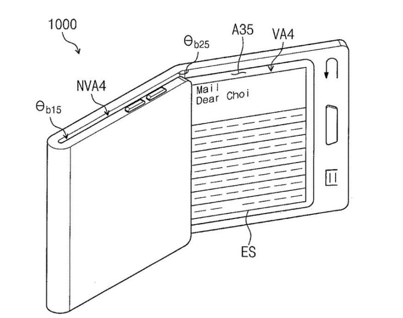 bằng sáng chế điện thoại màn hình gập Samsung