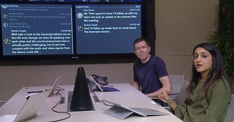 Microsoft tích hợp AI vào phòng họp thông minh