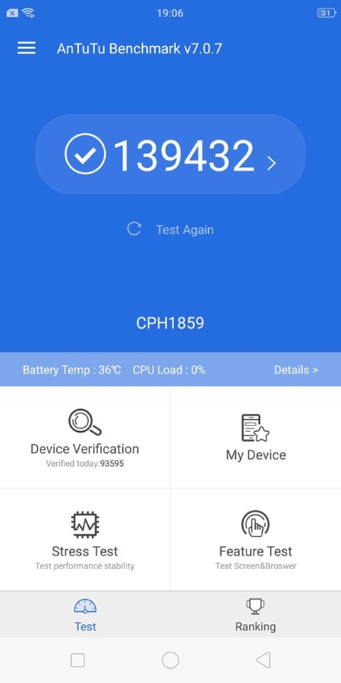 Điểm AnTuTu OPPO Realme 1 (ảnh 1)