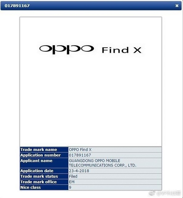 OPPO Find X lộ diện
