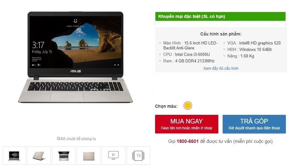 Asus Vivobook X507UA
