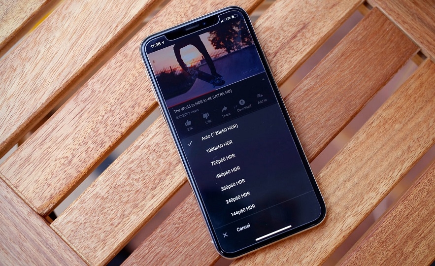 Youtube chính thức hỗ trợ xem video HDR trên iPhone X