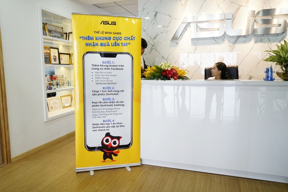 Ngoài ra, còn có mini game nhận quà hấp dẫn từ Asus ngay buổi offline