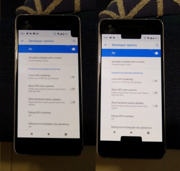Notch Android P 2