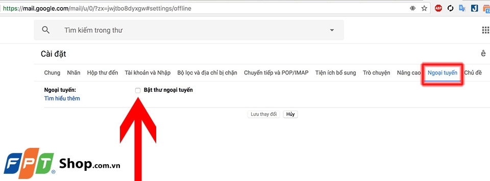Sử dụng Gmail offline 03