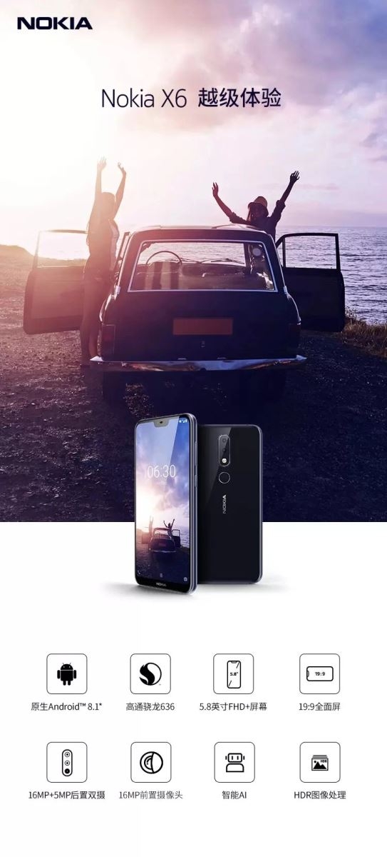 Nokia X6 tiếp tục xuất hiện trong bộ ảnh mới, mọi góc cạnh đã lộ diện