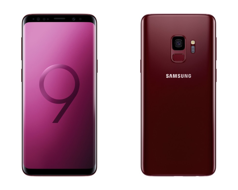 Phiên bản màu Burgundy Red của Galaxy S9