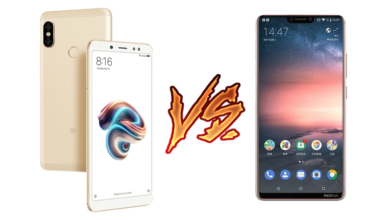Xiaomi Redmi Note 5 vs Nokia X6 02 Xiaomi Redmi Note 5 vs Nokia X6 02