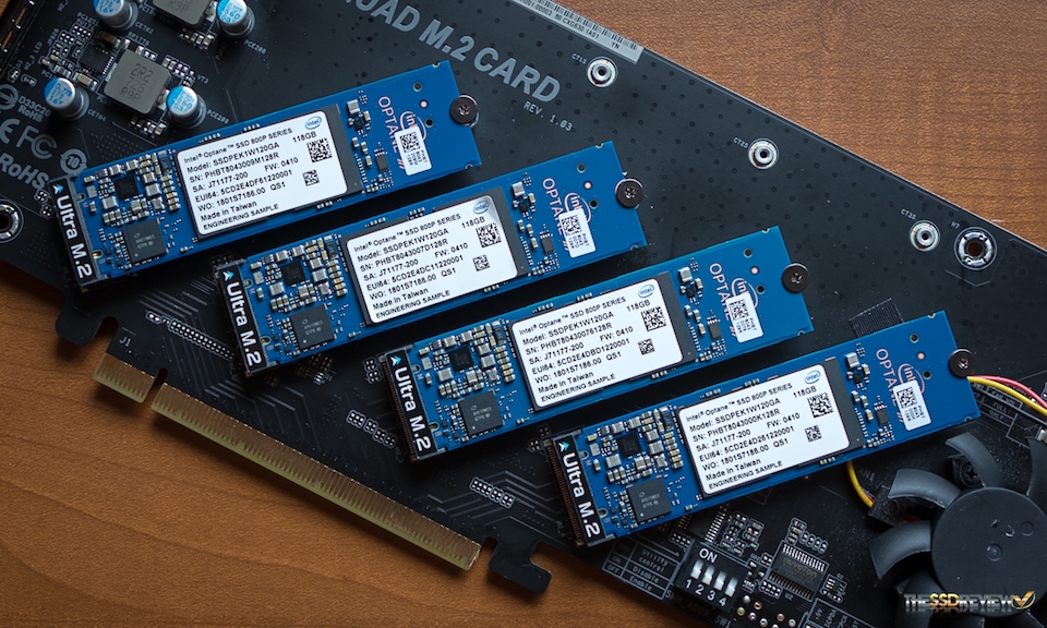 Bộ nhớ Optane được giới thiệu lần đầu và đầu năm 2017.