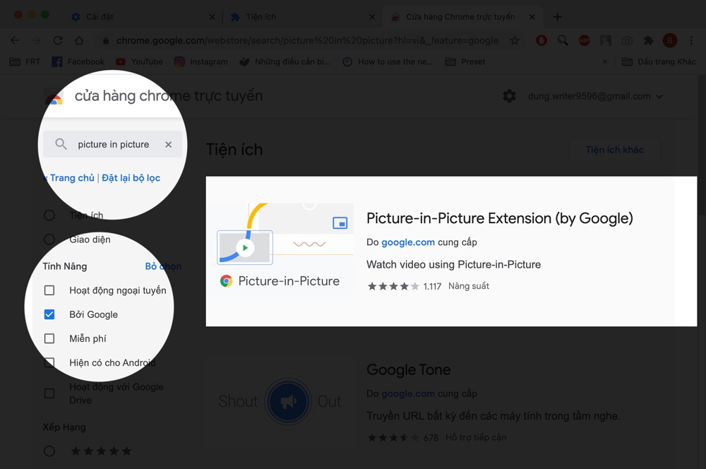 Cách cài đặt và sử dụng Picture in Picture trên Chrome 5