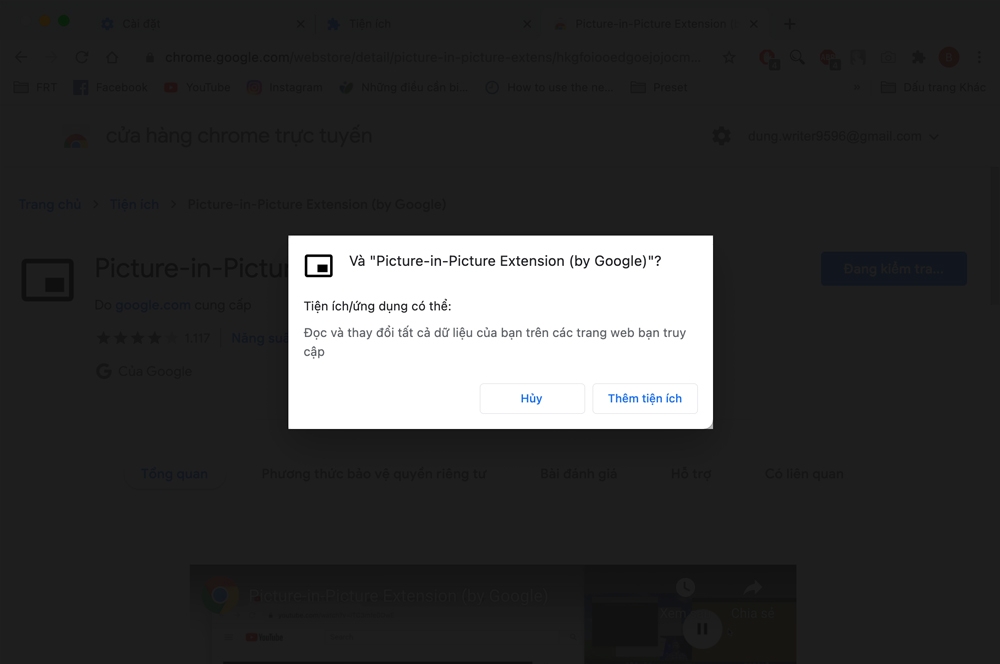Cách cài đặt và sử dụng Picture in Picture trên Chrome 7